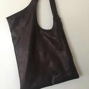 Gorgeous genuine leather purse chocolate brown